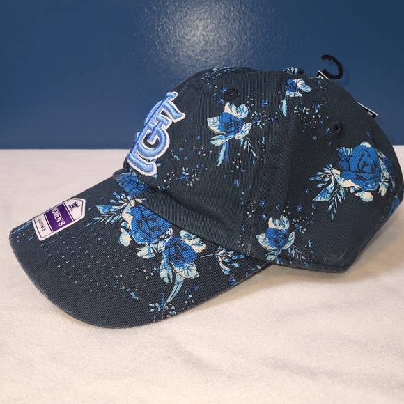 St Louis Cardinals Blue Floral Baseball Cap Women's New With Tags Adjustable - Picture 7 of 8